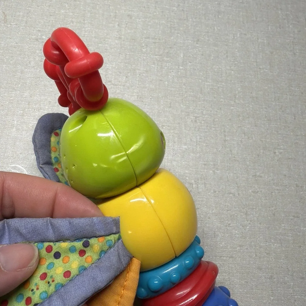 Bright Starts Twisty Bug dragonfly butterfly take along  baby toy rattle lights